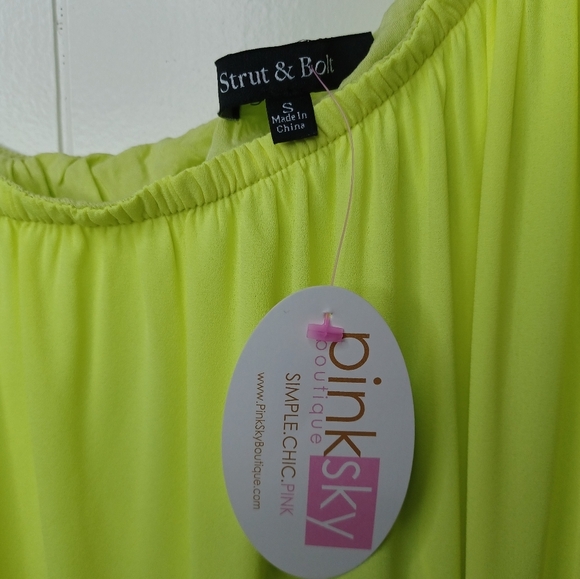 Elegant Long Green One Shoulder Evening Dresses With Slit A-Line Brazilian Chiff - Picture 4 of 9